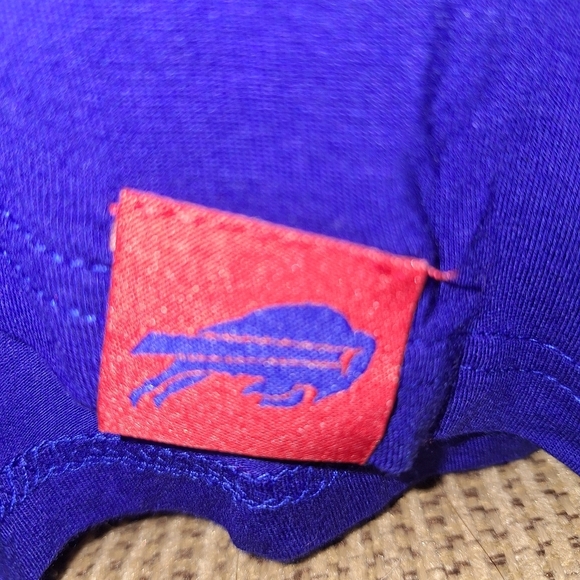 NFL Buffalo Bills Blue and Red Lace-Up Long Sleeve Shirt In A Size Medium. NWT - Picture 8 of 11